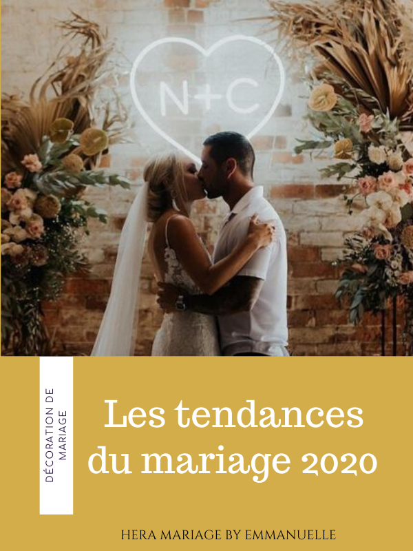 Les tendances du mariage 2020 : Article de blog mariage - Hera Mariage Wedding Planner - Auvergne - Puy de Dôme - Clermont-Ferrand - Allier - Haute-Loire - Cantal