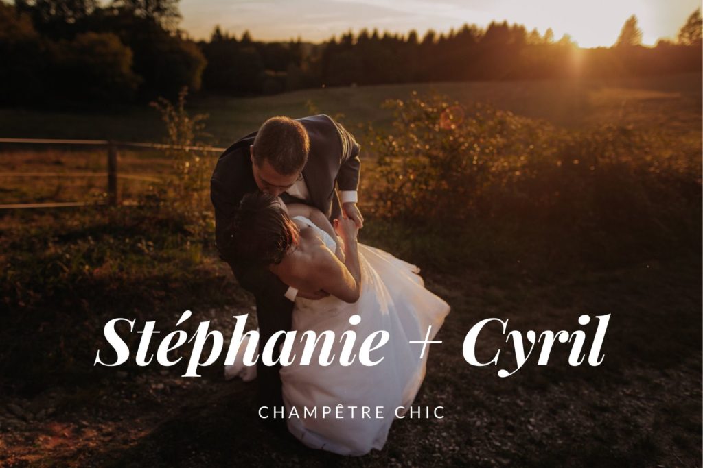 Couverture mariage champetre chic