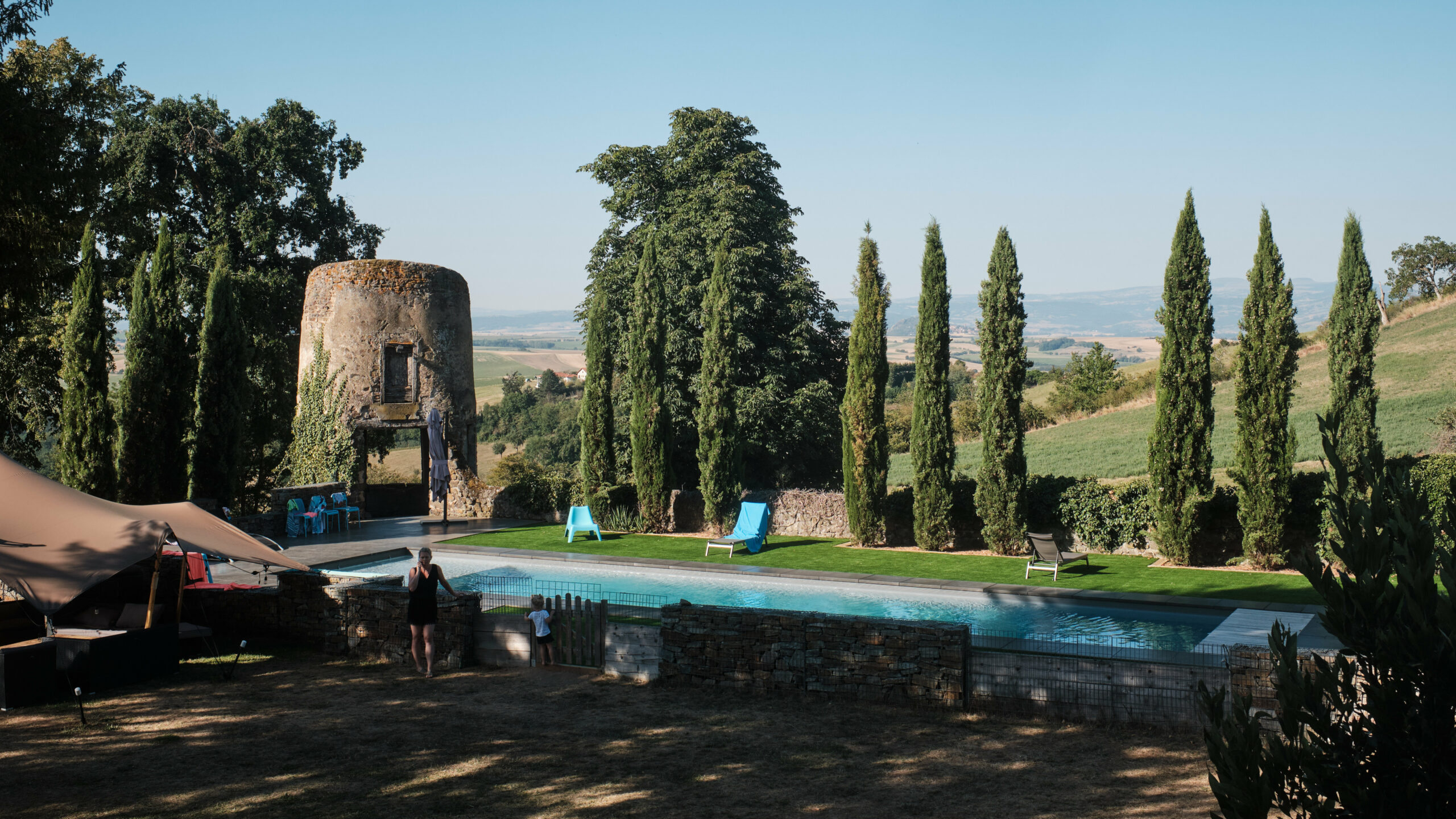 Piscine Château de Bois Rigaud Puy de Dôme